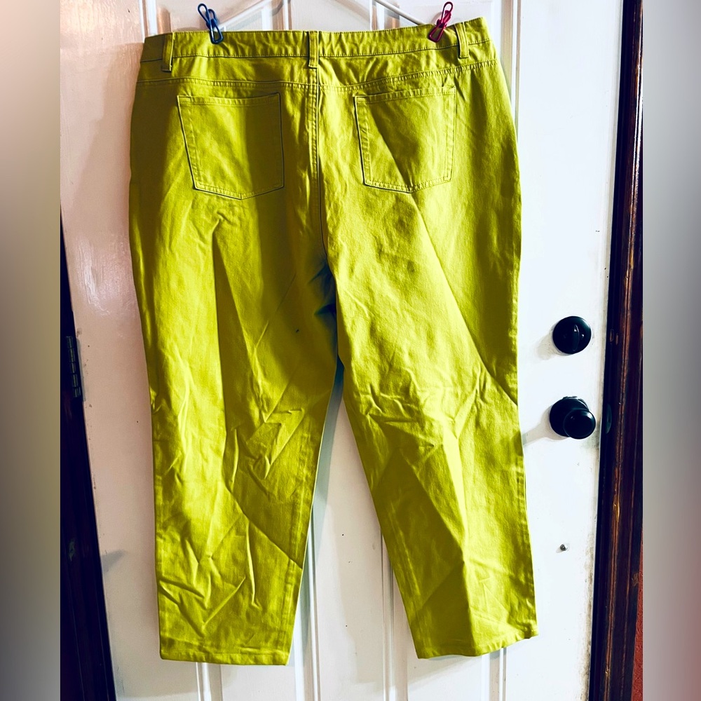 Chadwick’s Lime green jeans. Gently used. Size 20